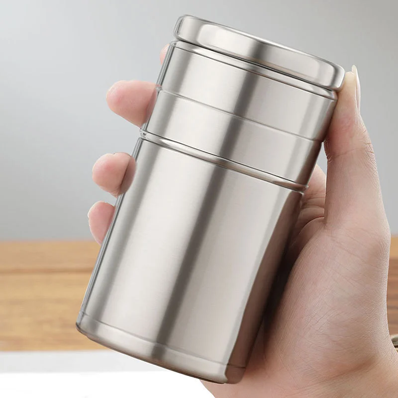 Tea Infuser Vacuum Flask 300ml Insulated Cup 316 Stainless Steel