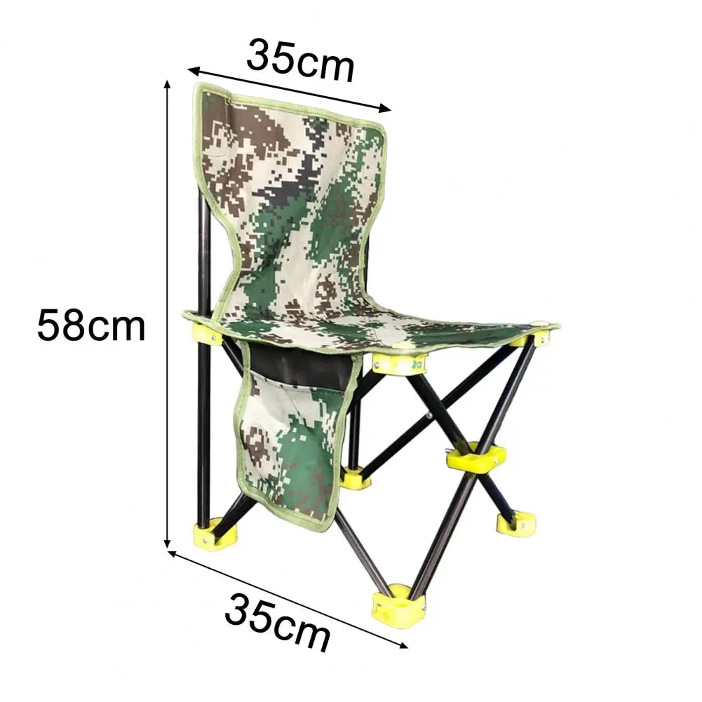 Oxford Cloth Canvas Folding Chair Backrest Fishing Stool Aluminium Alloy Portable Picnic Camping Stool Fishing Chair Beach