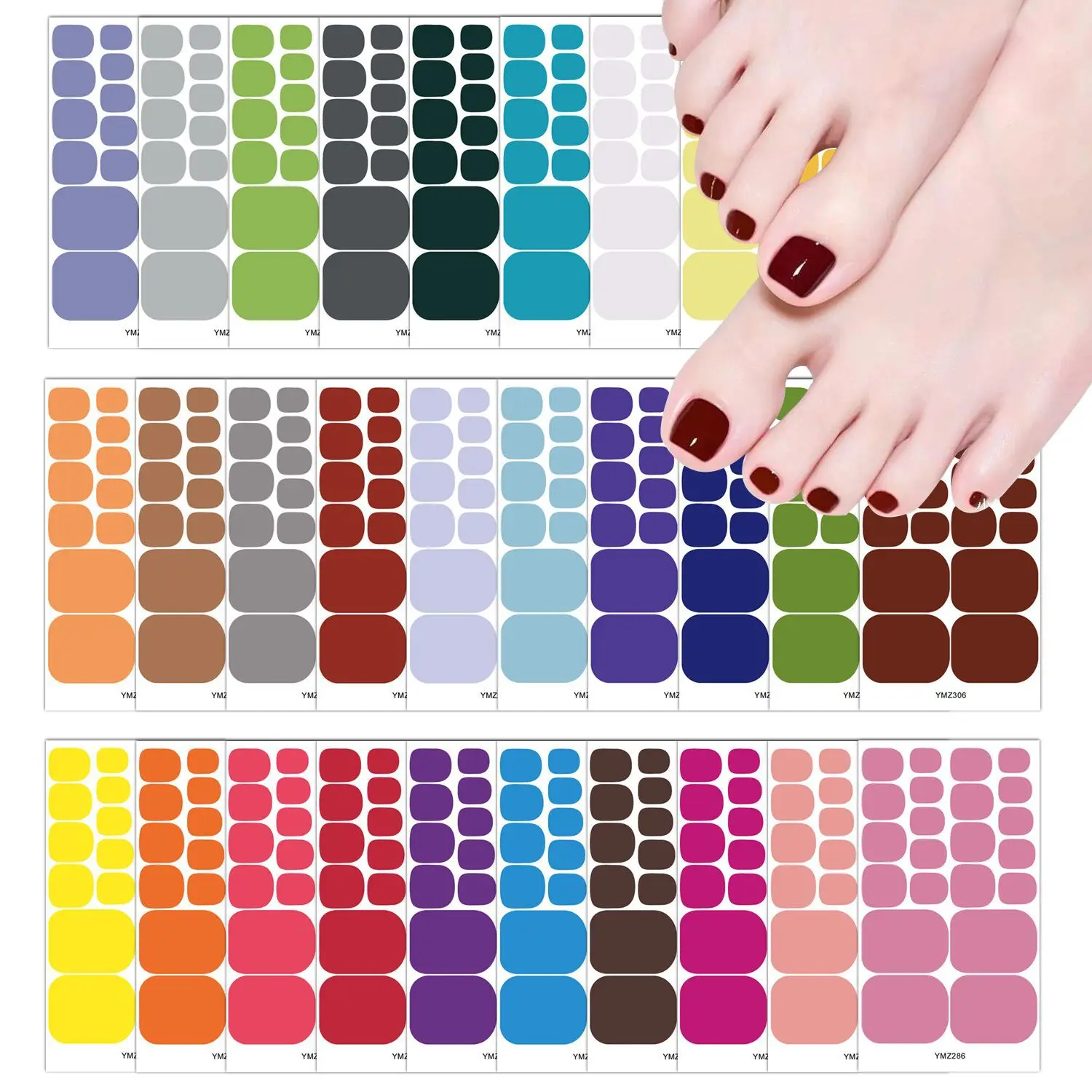 Nail Stickers Manicure Decals Waterproof Fashion Nail Art Decoration nail stickers nail decals