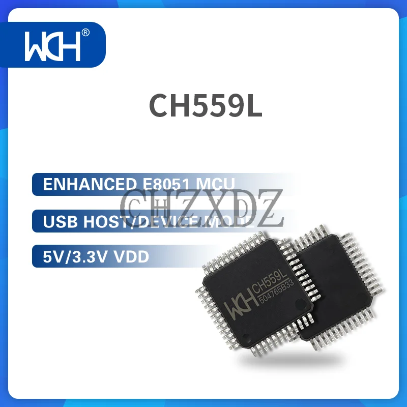 

10 шт./лот Улучшенный E8051 MCU CH559, двойной низкий/полноскоростной USB хост/устройство, 1,2-битный ADC, 4 таймера/PWM, 2 UARTs, 2 контакта
