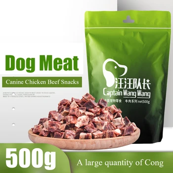 Snack per Cani da Negozio di Animali, 500g di Manzo e Pollo, Premio per Addestramento Teddy
