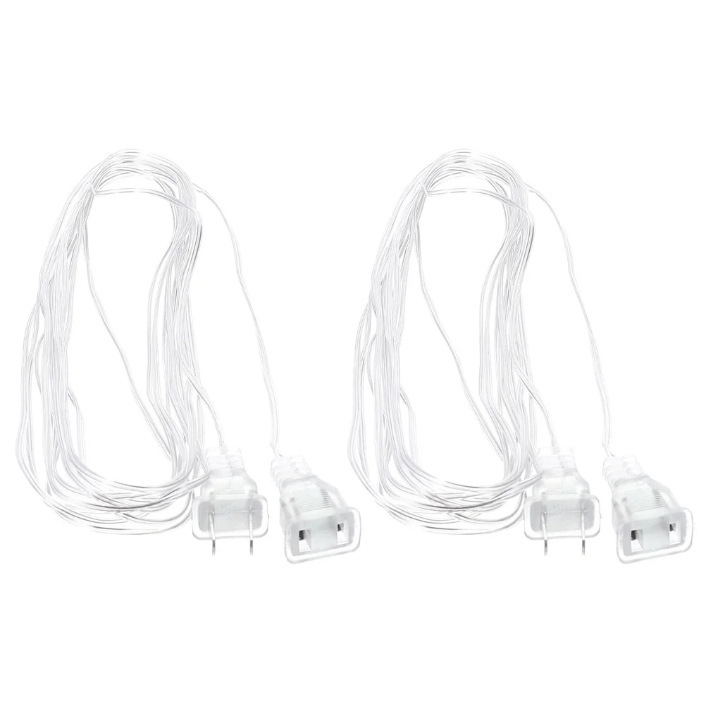 

Curtain Light Extension Cord LED Lamp Cable Party String Accessory (US Plug) LED Light With Colored Light Extension Line
