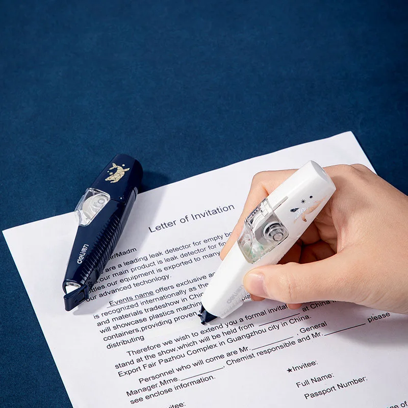 Correction Tape 5mm*6m Portable Replaceable Core Refill for Kids Student Writing Error