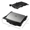 4 Slice Panini Press Grill Stainless Steel Sandwich Maker with Non-Stick Double Plates Locking Lids Drip Tray Opens 180 Degrees 2