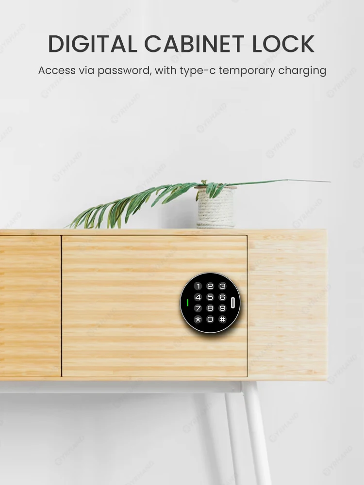 Smart Cabinet Lock Keypad & RFID Card Entry, Electronic Digital Code Security He
