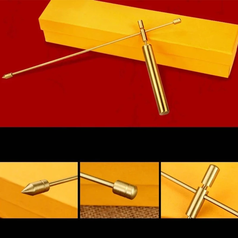2 Pcs/Set Dowsing Rods, Water Detector Tool Adjustable Rods Flexible Detector for Divining Water Buried Items 2
