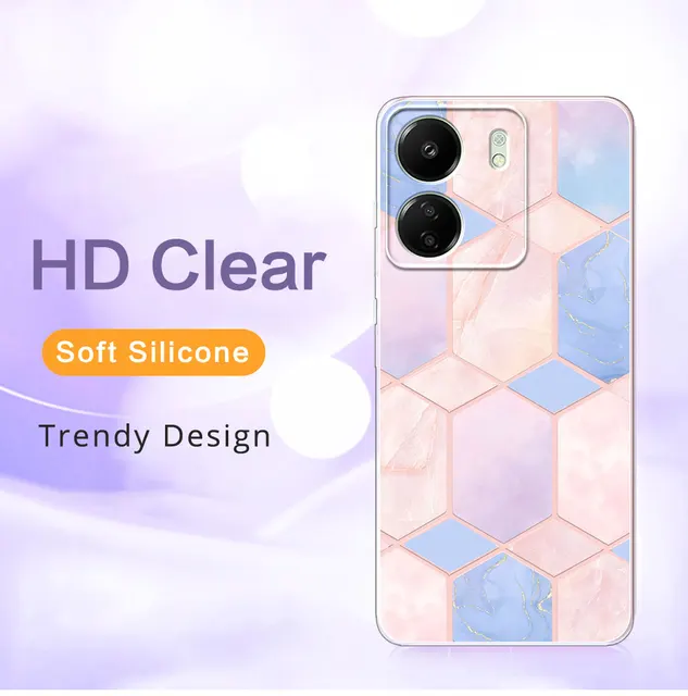 Clear Case For Redmi 13C Cover For Xiaomi Redmi 13C 12C Fundas Coque Candy  Color Soft Flexible TPU Phone Bumper For Redmi 13C - AliExpress