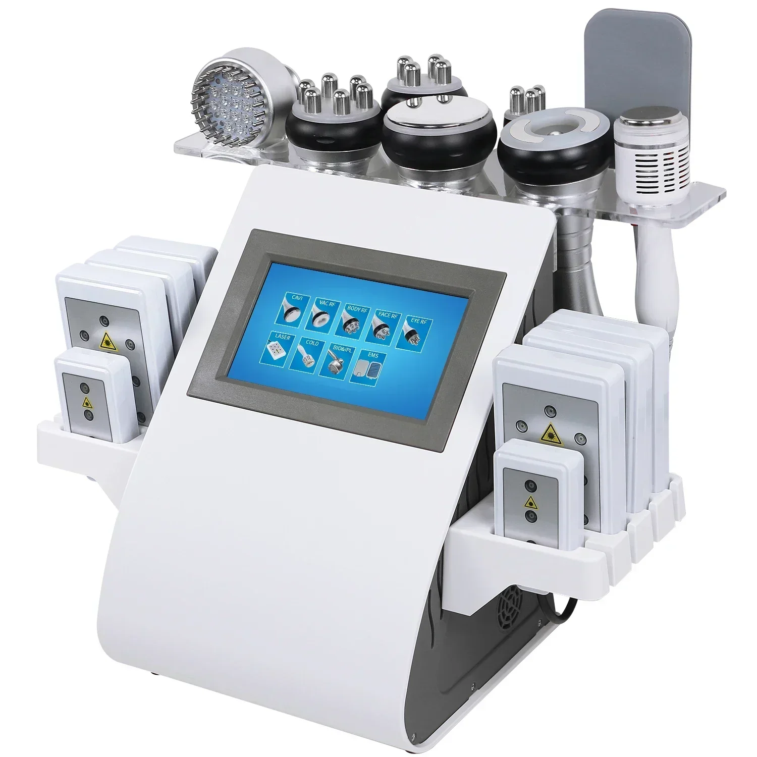 Tool 40K 9 in 1 Cavitation Ultrasonic Body Slimming Machine Multi-Polar Frequency Rejuvenation Skin Lift Tighten