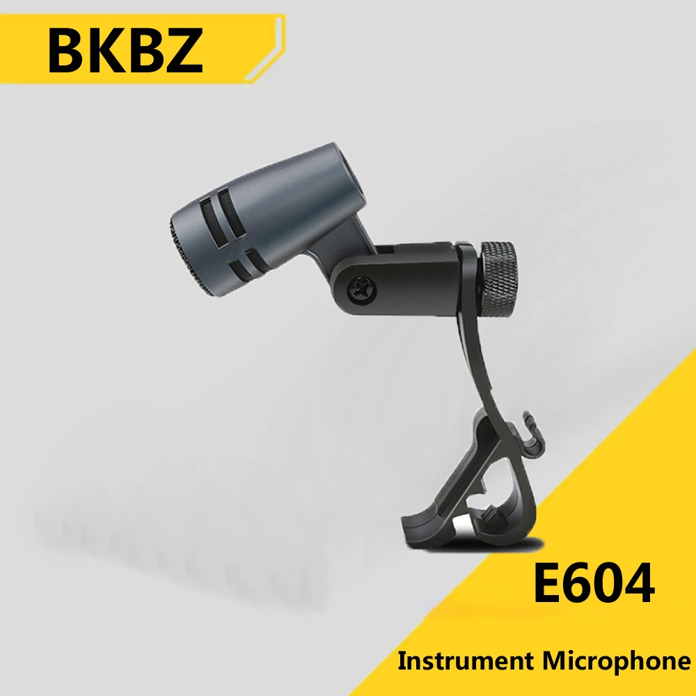 BKBZ e604 톰 스네어 시리즈 카디오이드 악기 드럼 마이크, 클립 암 마운트, 핫 세일, E 604, 신제품