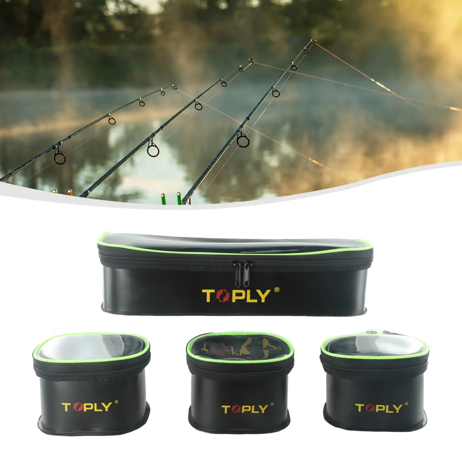 EVA Outdoor Camping Fishing Tackle Box 5 Sizes High Capacity Waterproof Carp Fishing Live Fish Bucket