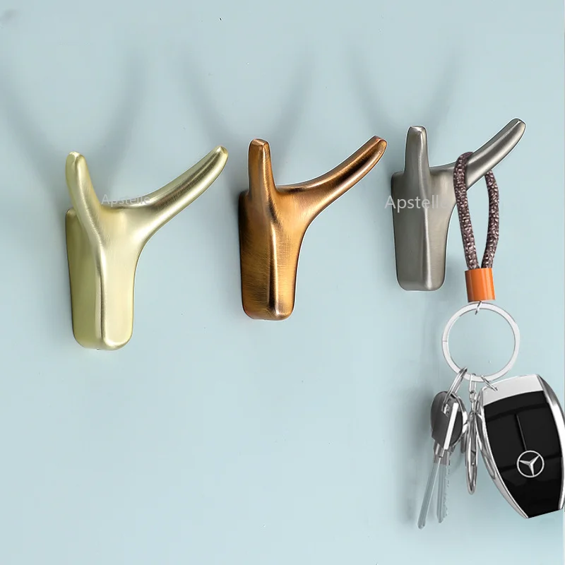 

Clothes Hook Nordic Horn Clothes Bathroom Wardrobe Bar Door Wall Hanging Wall Hanging Hook Modern Metal
