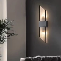 Applique Murale Luxe Léger Moderne LED Dorée, Éclairage Intérieur, Décoration Murale pour Salon, Chambre, Chevet, Escalier 2