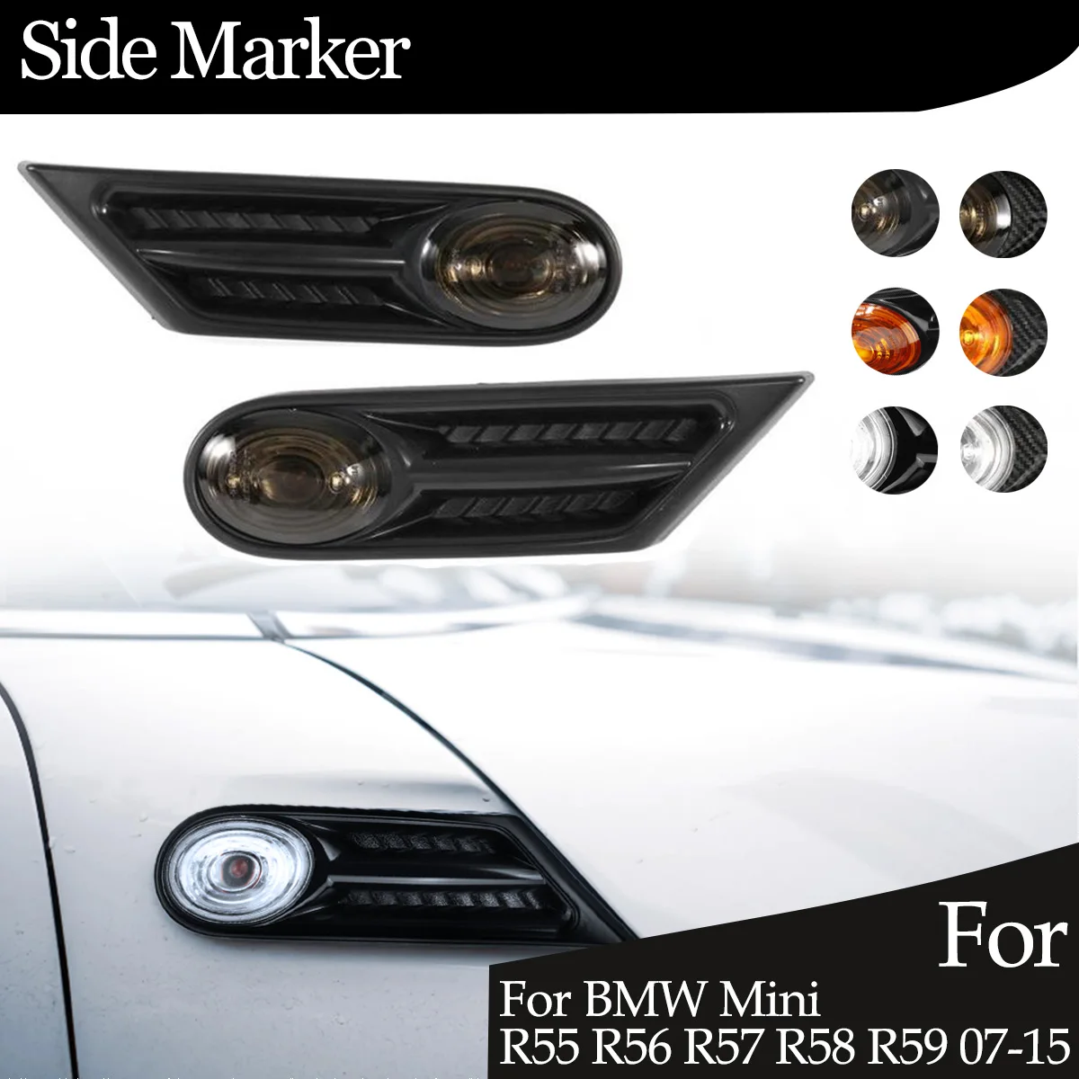Side-Marker-Fender-Maker-Indicator-LED-Signal-Light-For-BMW-MINI-COOPER ...
