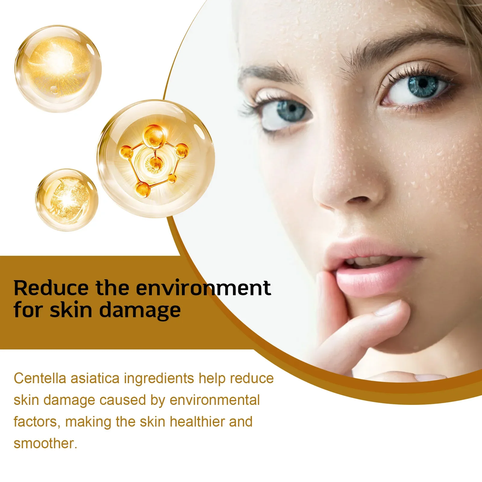 Centella Asiatica Moisturizing Essence Improves Dry Skin Dispels Acne Controls Oil Reduces Lines & Wrinkles Brightens Skin Tone 5