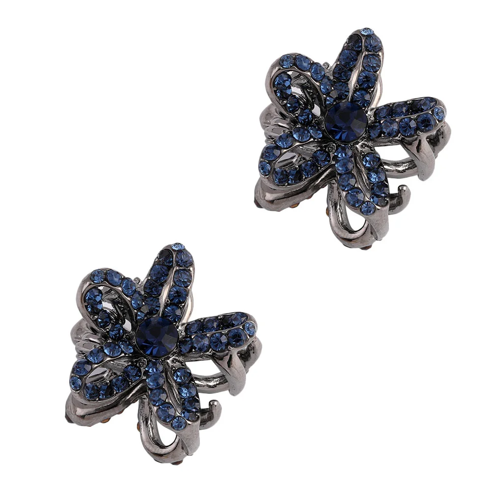 

Decorative Hair Clips Mini Hair Hair Clips Retro Crystal Hair Clip No Metal Grip Jaw Clips Barrette Clamp