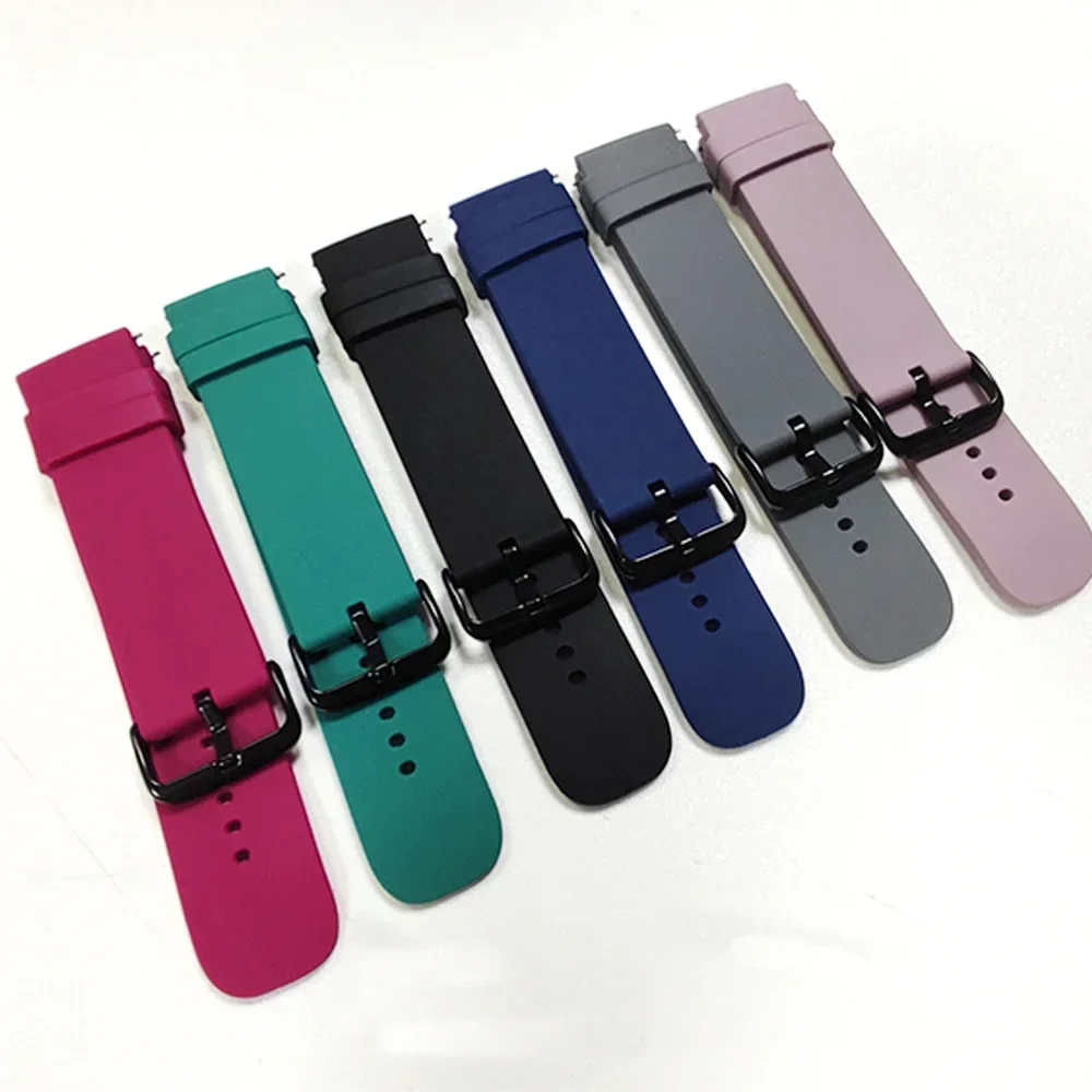 Versatile Silicone Watch Band - 20mm/22mm - Premium Comfort and Style