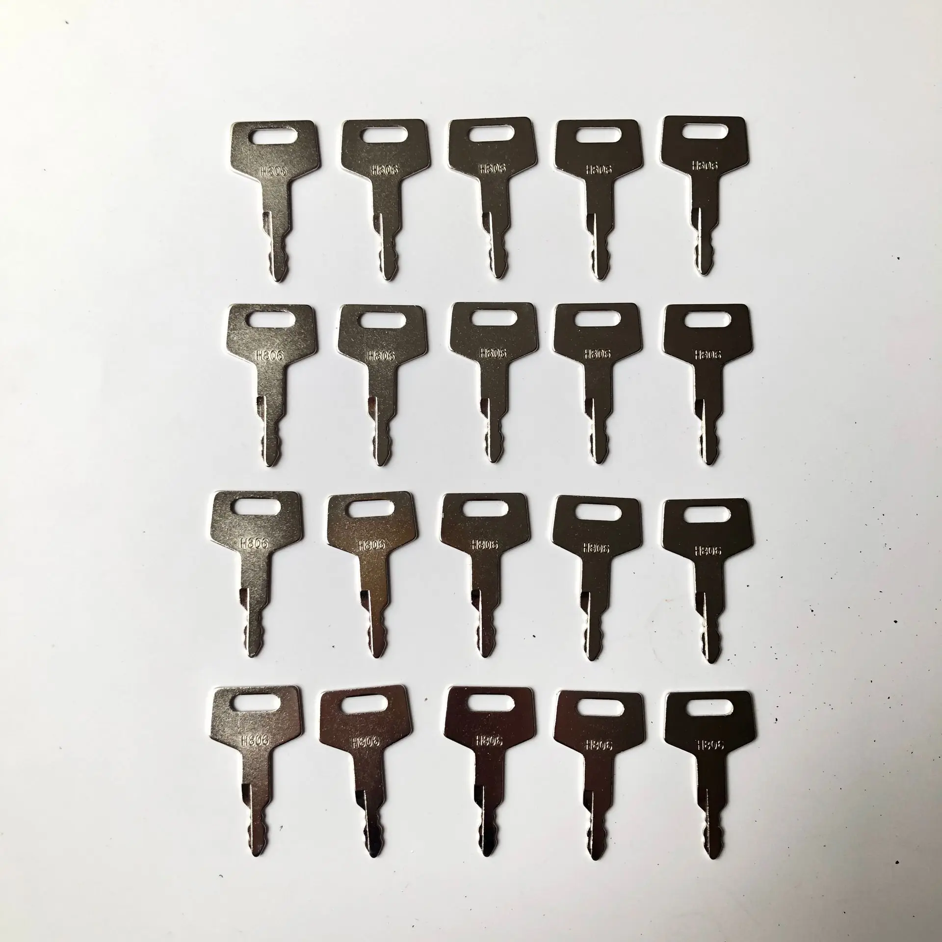 20pcs H806 Key For Takeuchi Excavator Loader Track Bu1698x2 Door Lock