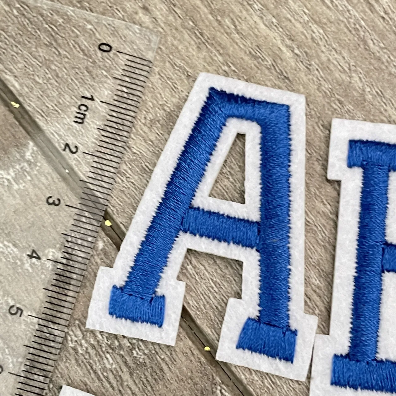 26Pcs 5CM ABC DEF Embroidered Letter Patches Iron on For