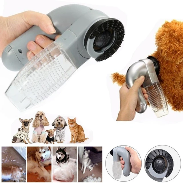 Succionador de pelo eléctrico para mascotas, aspiradora portátil 3 en 1  para masaje, iluminación de depilación, succión para mascotas, pantalla  inteligente de 12000Pa - AliExpress