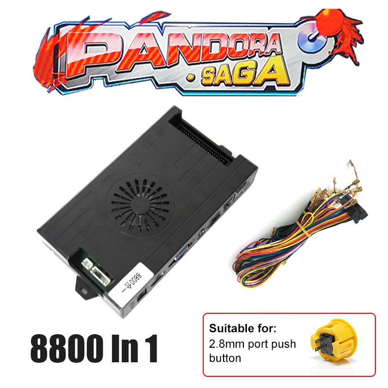 Newest Pandora Game Box SEGA 8800 In 1 Family PCB Board 40P Home To Jamma Arcade Cartridge HDMI VGA Motherboard