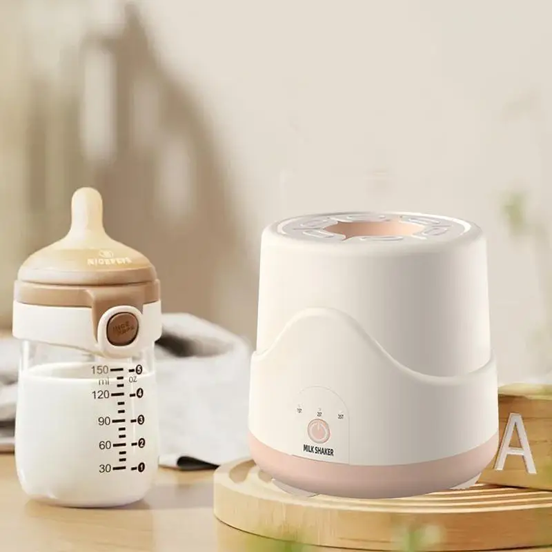 Baby Milk Shaker Food Grade Baby Electric Constant Temperature Milk Shaker Rechargeable Non-slip Bottle