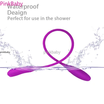 Double Head Vibrator Stimulator Jump Egg Bullet Dildo Rechargeable Anal Butt Plug Adult Sex Toy For Couple Masturbator Lesbian 6