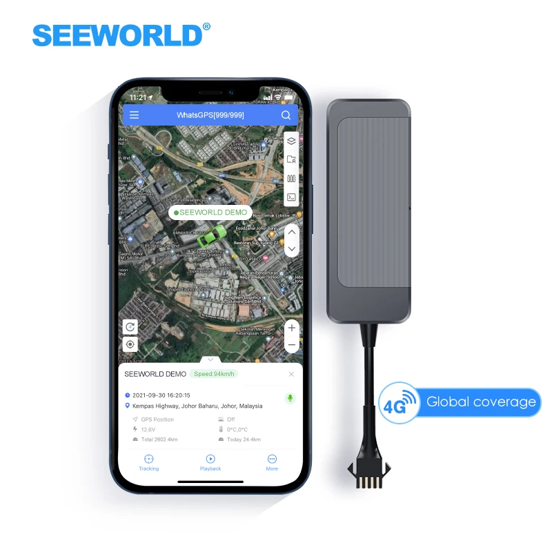 The Newsest R12L Pro LTE Modem GPS Rastreador Moto Localizador 4G