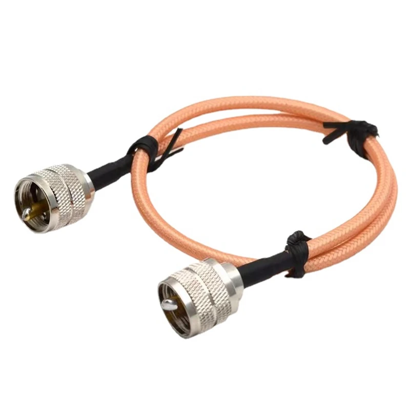 rg142 duplo cabo blindado uhf pl259 macho 01