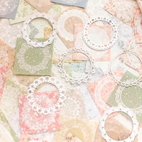 Vintage Lace Scrapbook Paper Materials Non-sticky Collage Paper for Journals Notebooks DIY Crafts Creative Aesthetics Stationery 2