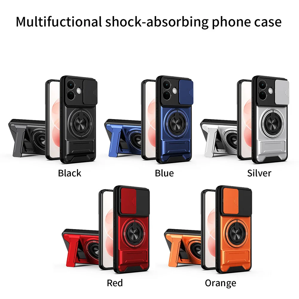 Multifunctional Ring Grip Magnetic Car Holder Protective Case