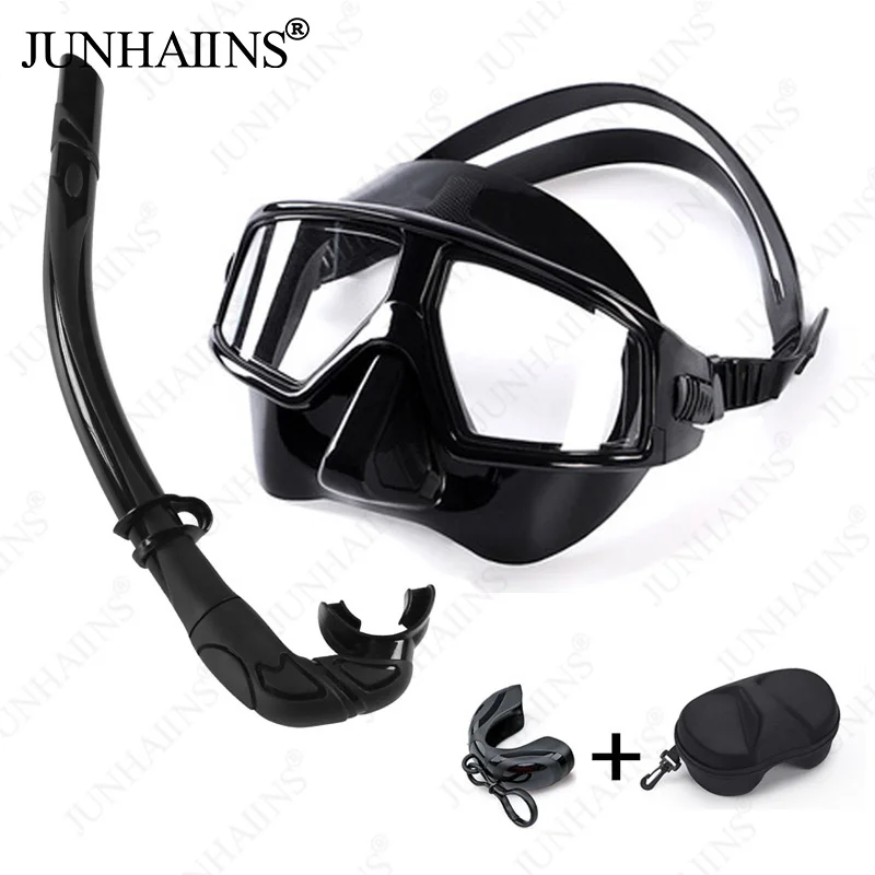 Low Volume Liquid Silicone Freedive Mask with Anti fog Resin lens for Freediving with Snorkel set buceo 스노클링 마스크