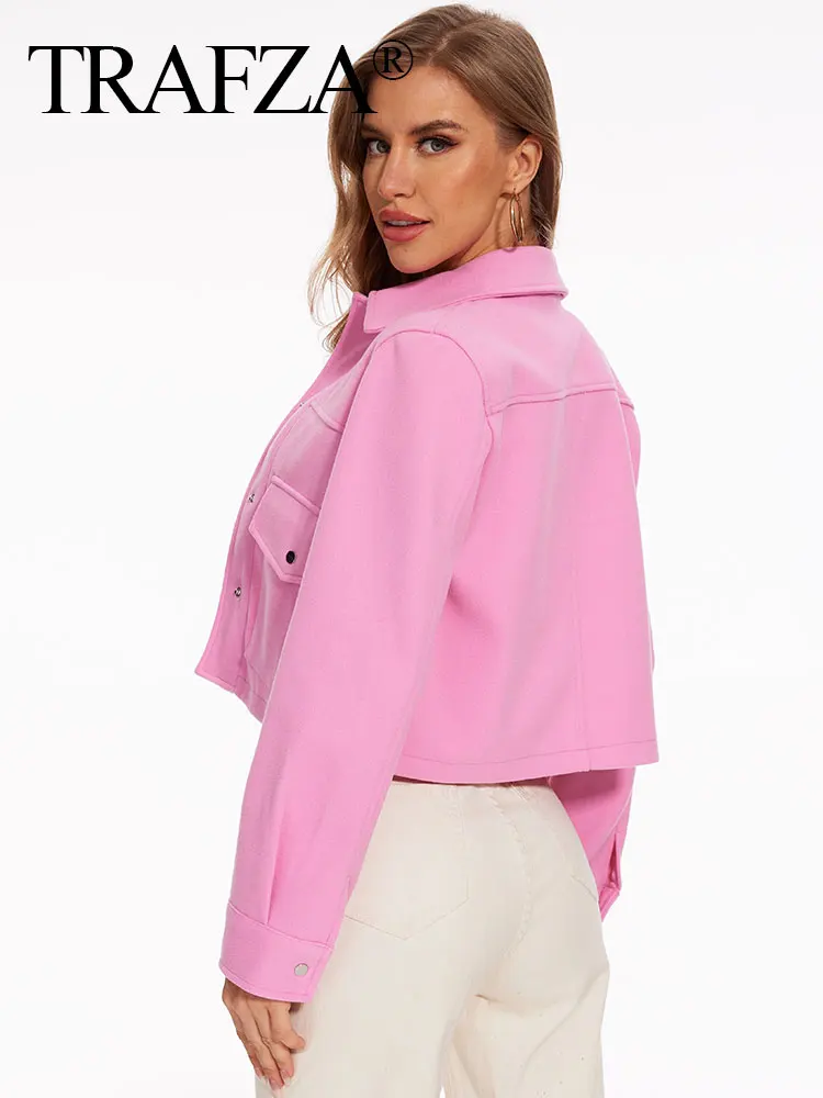 HH Women Casual Solid Coat Single Turn-Down Collar Breasted Long Sleeve Jacket With Front Pockets Office Lady Outerwear