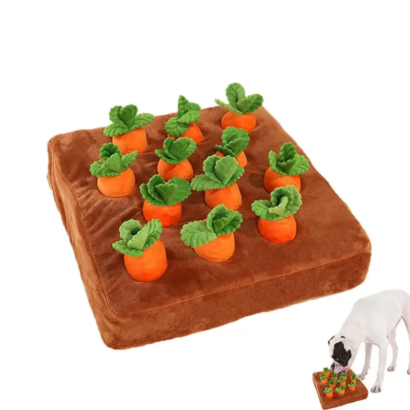 

Dog Snuffle Toy Hide And Seek Carrot Farm Dog Toys Squeaky Carrots Enrichment Dog Puzzle Toys Hide And Seek Carrot Farm Dog Toys