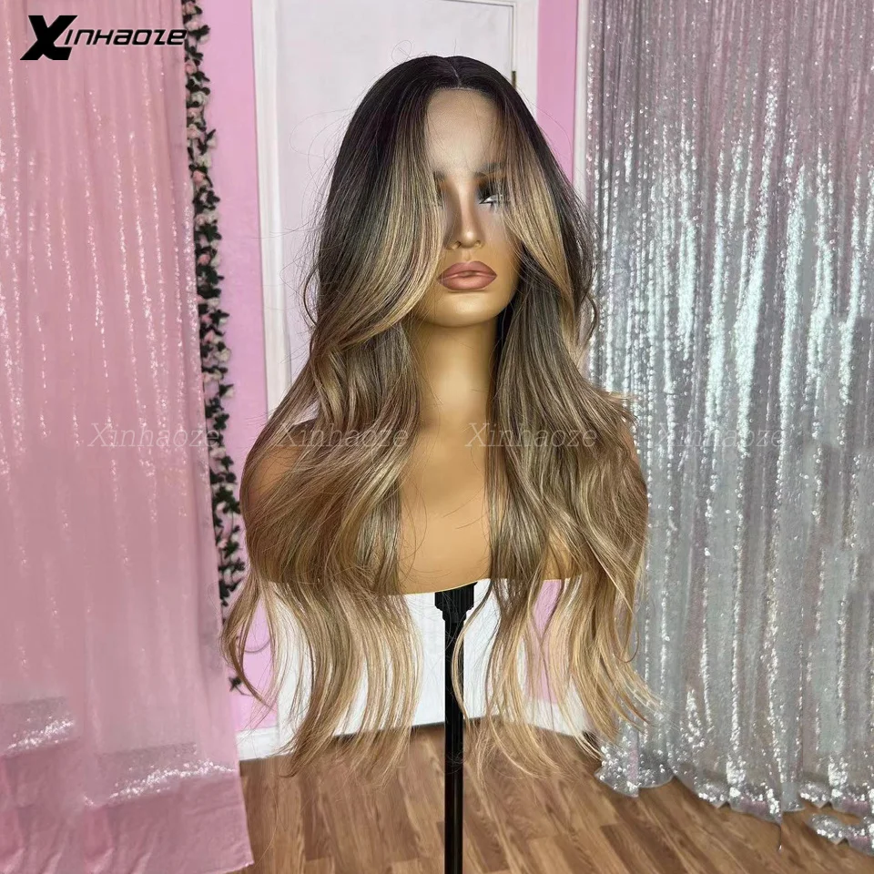 1B 27 Colored 13x6 Lace Frontal Wig Body Wave Hair 5x5 Closure Wig For Black Women Highlight Blonde Pre-Plucked Silk Top Wigs