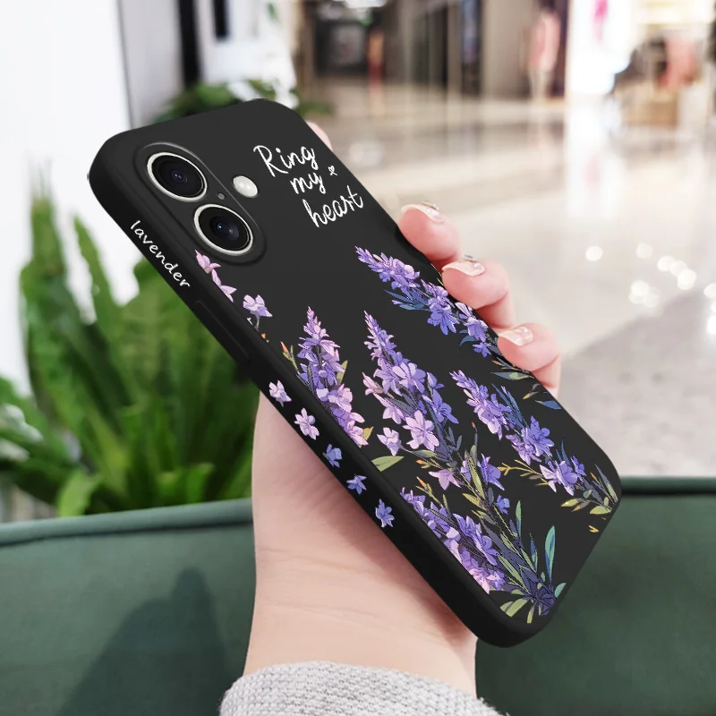 Lavender Bliss Silicone Phone Case