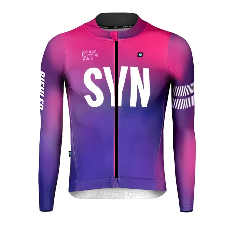 thumbnail image 1 of Maillot de ciclismo de manga larga AERO de primavera y verano con buena elasticidad, secado rápido, ropa de ciclismo MTB anti-UV, 1 of 5