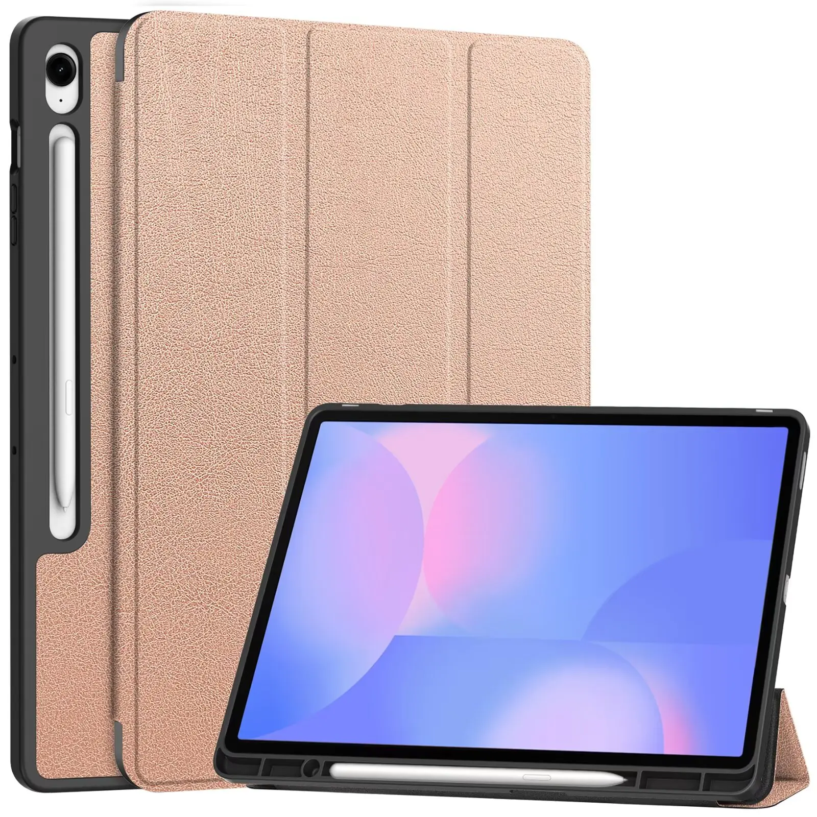 Premium Tri-Folding Stand Cover with Pen Slot and Magnetic Closure