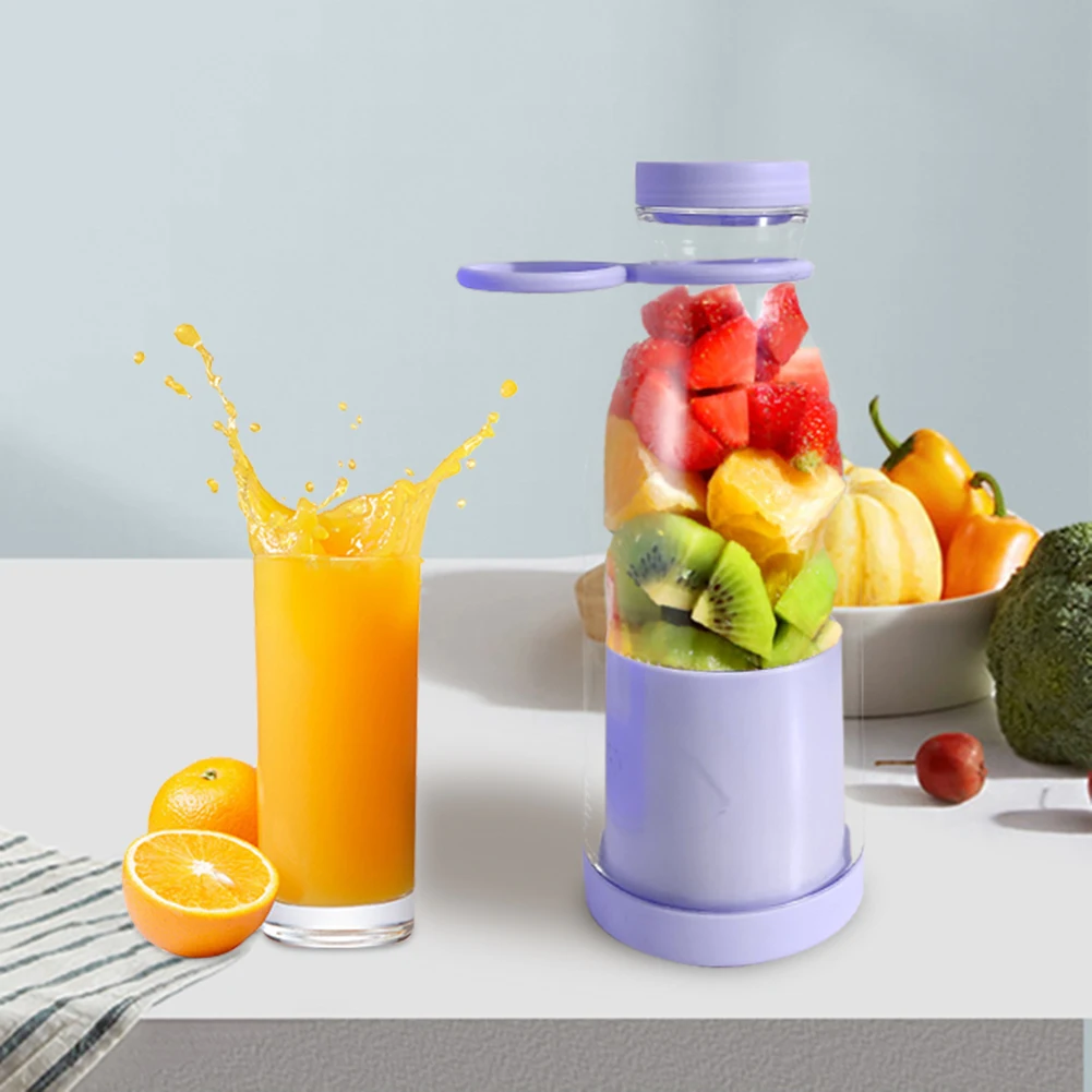 Multifunction Juicer 400ML Glass Cup 200W Mini Portable Blender Household  Juicer - AliExpress