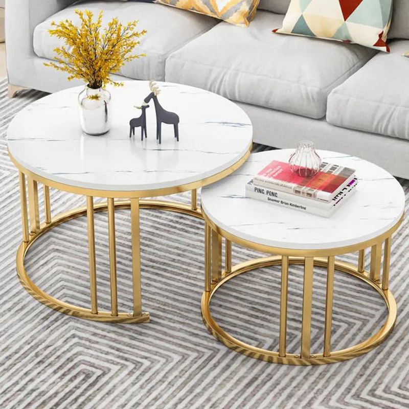 Рисунок 3 - Круглый журнальный столик в эстетике для гостиной