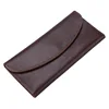 WOYYHO Solid Leather Purses for Women, Fashion Long Wallet, Light Weithed Outdoor Portable Hand Bags 3