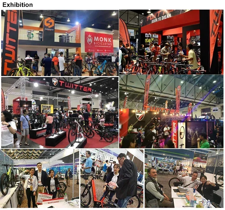 TWITTER OVERLORD 27,5/29iner WheelTop EDS-13S cambio electrónico freno de disco de aceite suspensión completa bicicleta de montaña de fibra de carbono MTB