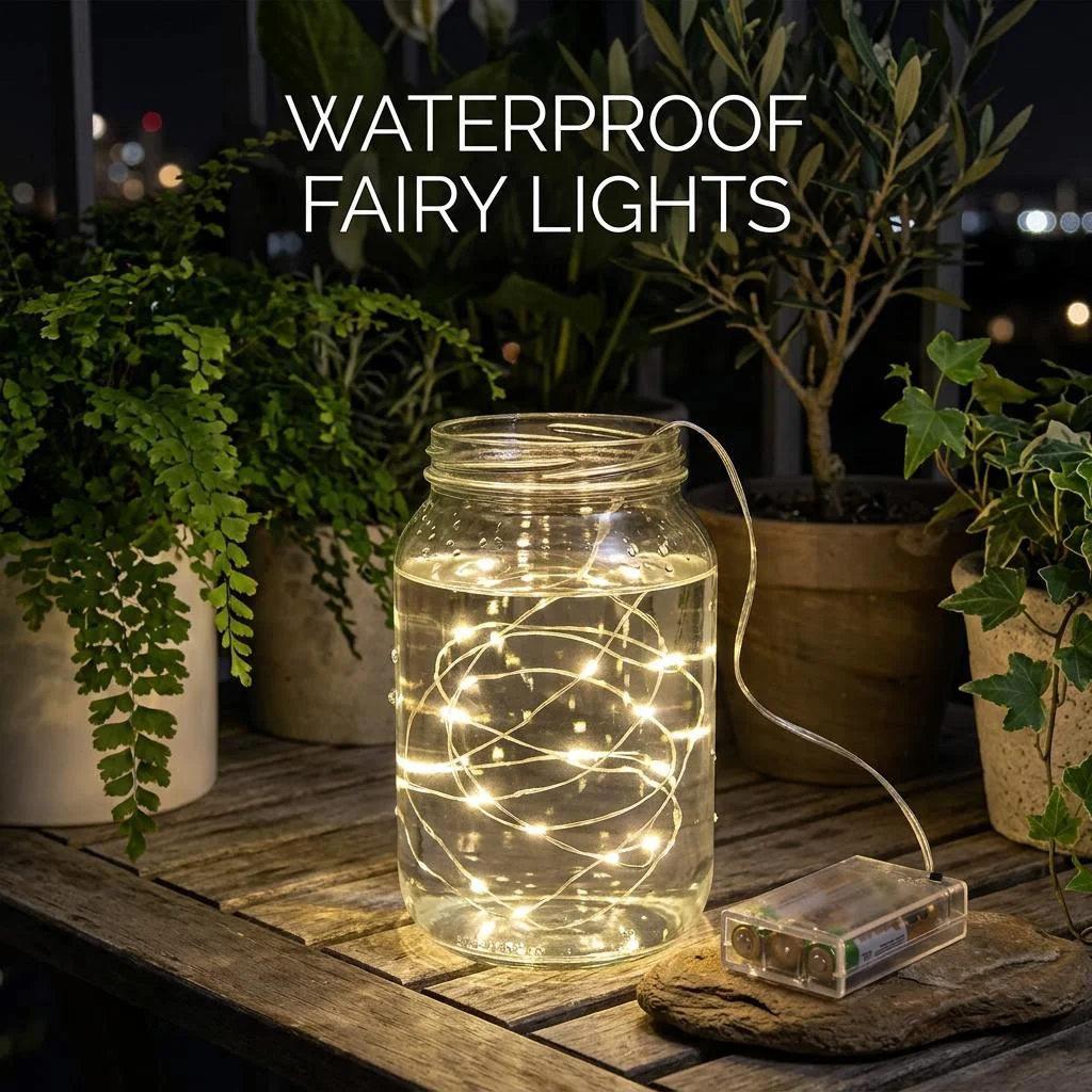 Enchanting LED Fairy String Lights - Battery Powered, Various Color Options, Ideal for Indoor and Outdoor Decor