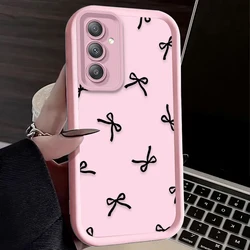 Elegant Black Love Heart Bowknot Phone Case - Galaxy A31 (8)