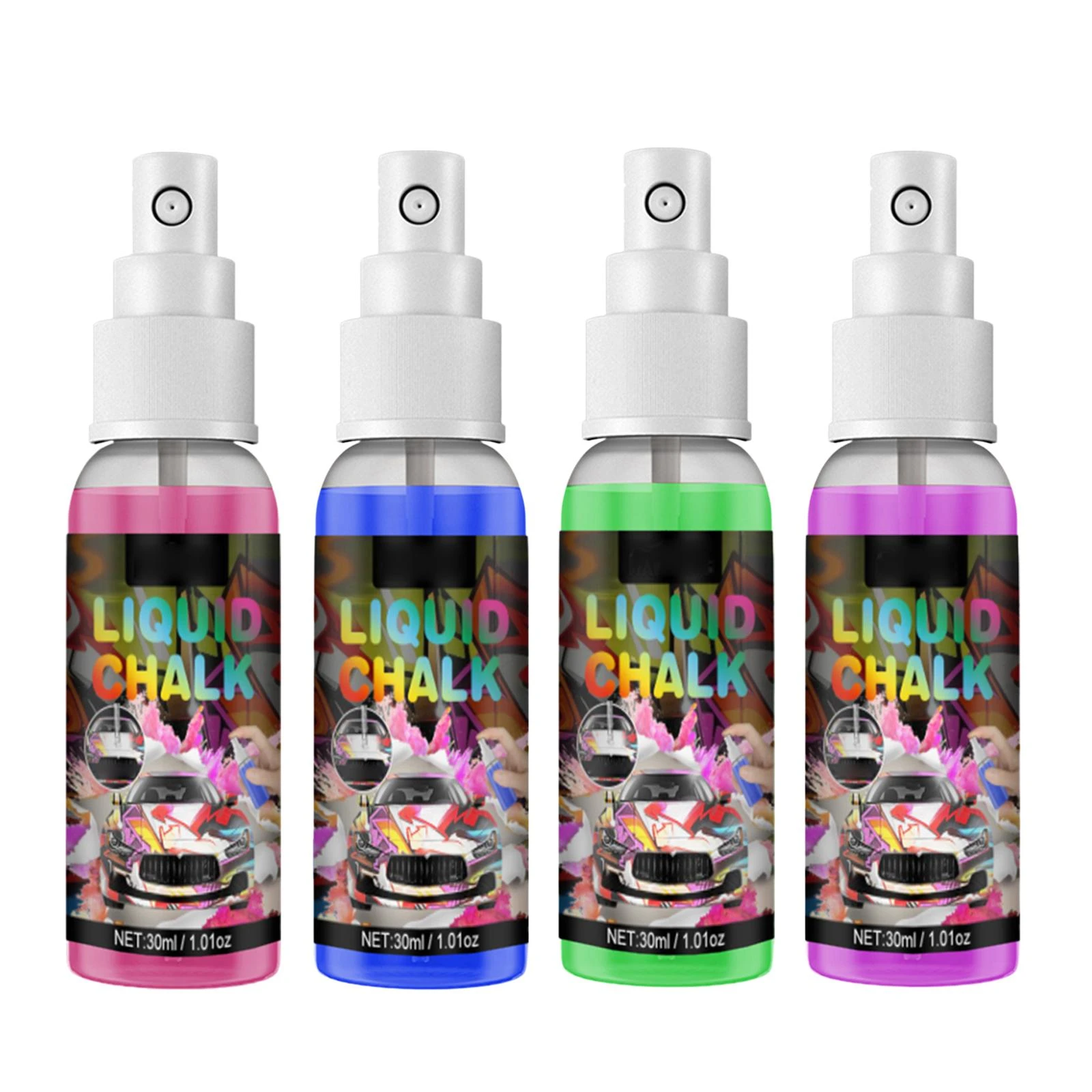 1.01Graffiti Chalk Spray Paint Painting Washable Street Art Mural
