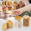 Sealed Glass Storage Jars Airtight Glass Jars With Lids Spoons Candy Jars Clear Spice Jars Small Food Storage Containers Bottles 3