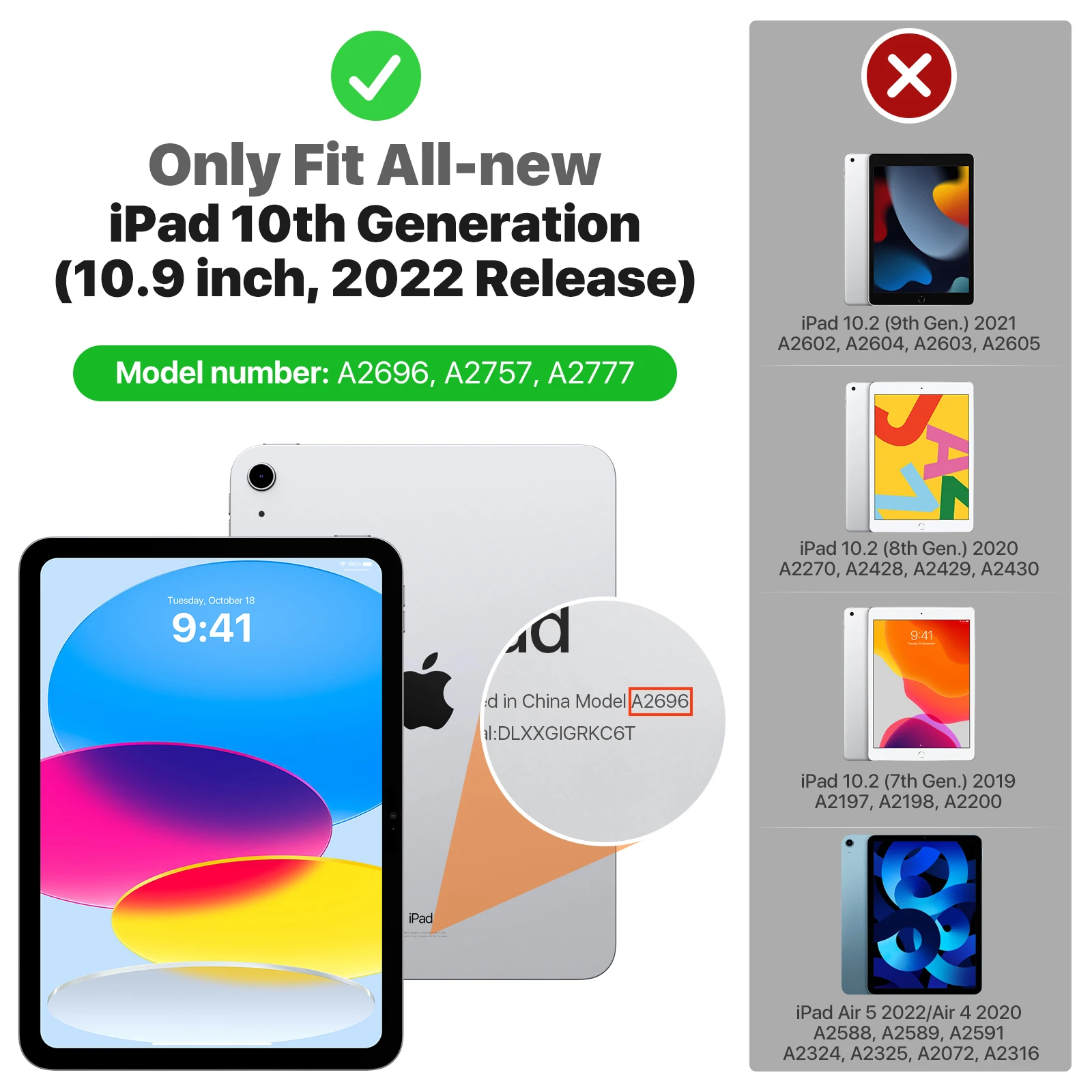 Case Apple Ipad 10 Inch, Ipad 10th Generation 2022