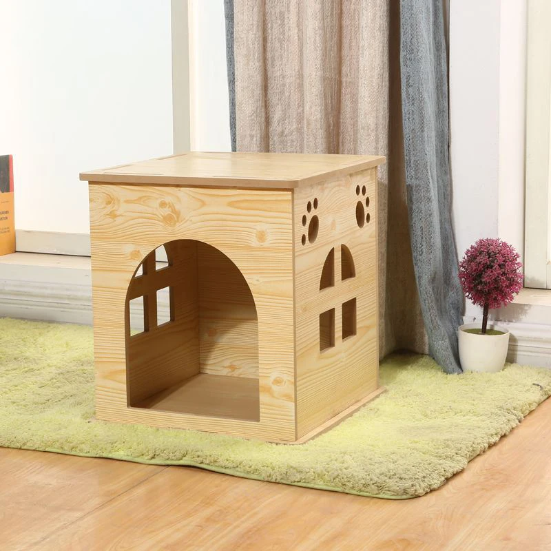 

Rabbit Accessories Dog House Beds Playpens Wood Villa Home Dog House Enclose Cage Lapin Cama Para Perros Dog Furniture Fg25