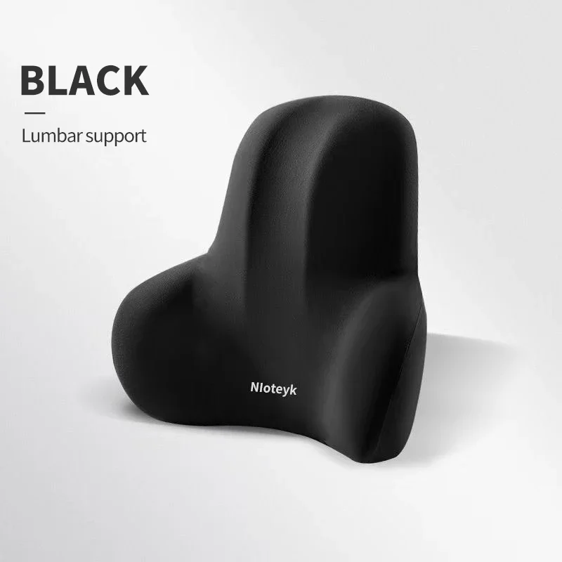 Ergonomic Memory Foam Car Neck and Lumbar Support Pillow
