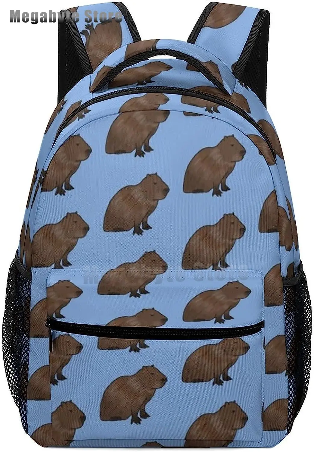 Capybara rugzak Leuke rugzak, casual reizen, schooltassen, laptoprugzak voor tienermeisjes, lichtgewicht rugzak, waterbestendige boekentas, studentenmeisje, jongens, dagrugzak, reizen