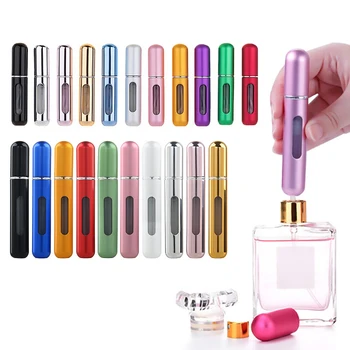 Compact 5/8ml Refillable Perfume Bottle - Mini Bottom Filling Spray Atomizer 1